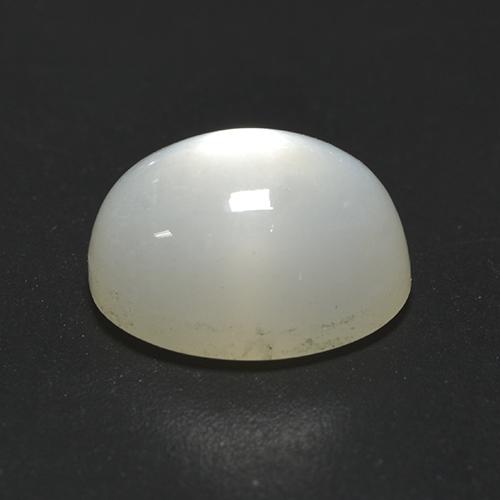 Pietra di luna Bianco naturale da 2.36 ct, Taglio ovale, Traslucido