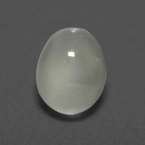 Pietra di luna Bianco caldo naturale da 1.55 ct, Taglio ovale, Trasparente