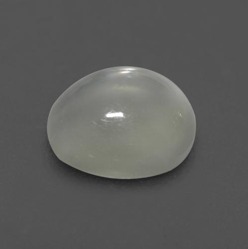 Pietra di luna Bianco caldo naturale da 1.55 ct, Taglio ovale, Trasparente