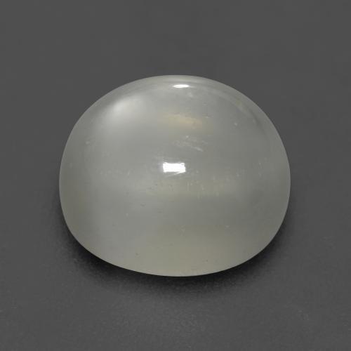 Pietra di luna naturale bianco da 5,26 ct, taglio ovale, trasparente