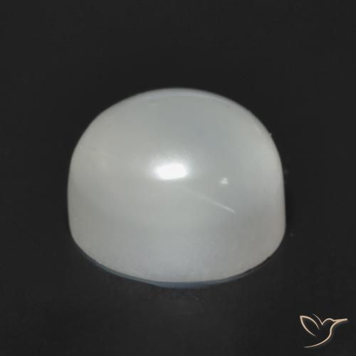 Pietra di luna Bianco traslucido naturale da 1.96 ct, Rotondo, Traslucido