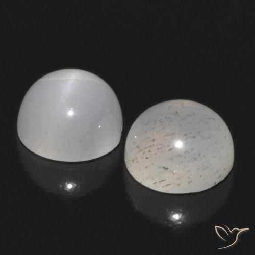 Gemme di Pietra di luna Marrone medio-chiaro naturale da 1.14 ct, Rotondo, Traslucido