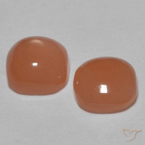 Gemme di Pietra di luna Pesca brunastra naturale da 1.78 ct, Cuscino, Traslucido
