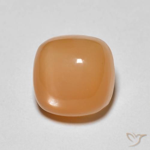Pietra di luna Medium Light-Orange naturale da 1.88 ct, Cuscino, Opaco