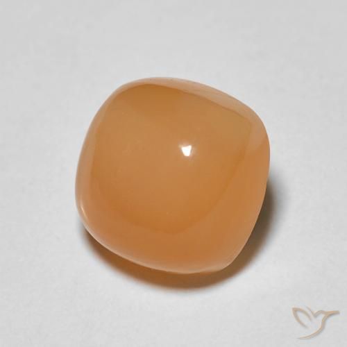 Pietra di luna Medium Light-Orange naturale da 1.88 ct, Cuscino, Opaco