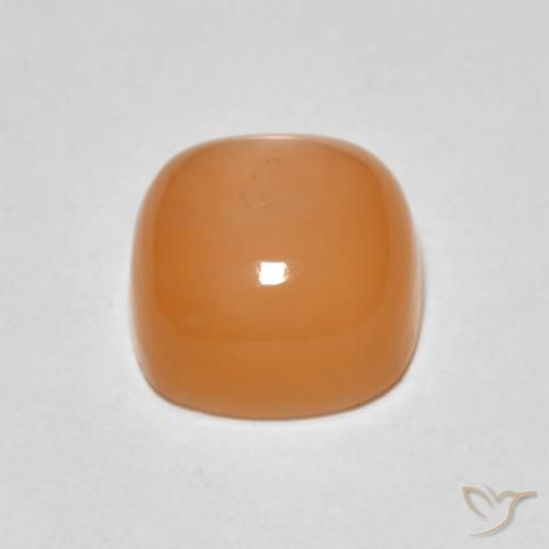 Pietra di luna Medium Light-Orange naturale da 1.88 ct, Cuscino, Opaco