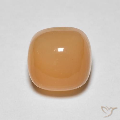 2.05ct Naturale Arancio-Oro Pietra di luna, Cuscino, Traslucido