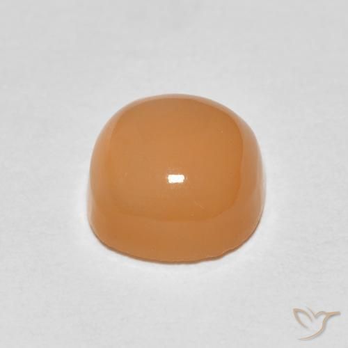 Pietra di luna Pesca naturale da 1.64 ct, Cuscino, Traslucido