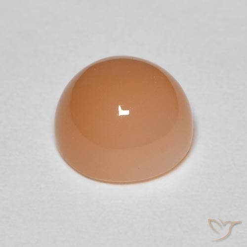 Pietra di luna Medium Light-Orange naturale da 2.04 ct, Rotondo, Opaco