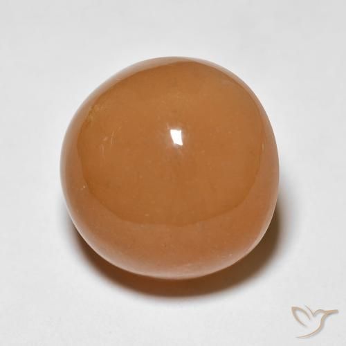 Pietra di luna Arancione rossastra naturale da 13.63 ct, Rotondo, Opaco