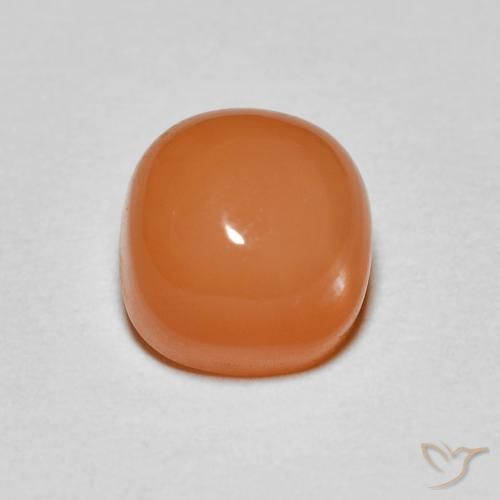 1.43ct Naturale Arancio Medio Pietra di luna, Cuscino, Traslucido