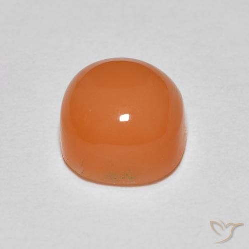 Pietra di luna Arancio Medio naturale da 1.43 ct, Cuscino, Traslucido