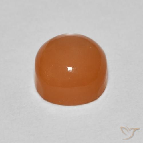 Pietra di luna Arancione rossastra naturale da 1.17 ct, Cuscino, Traslucido