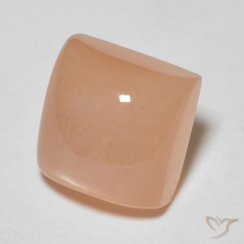 Pietra di luna Arancio Medio naturale da 2.28 ct, Quadrato, Trasparente