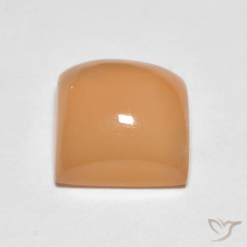 Pietra di luna Pesca naturale da 2.13 ct, Quadrato, Traslucido
