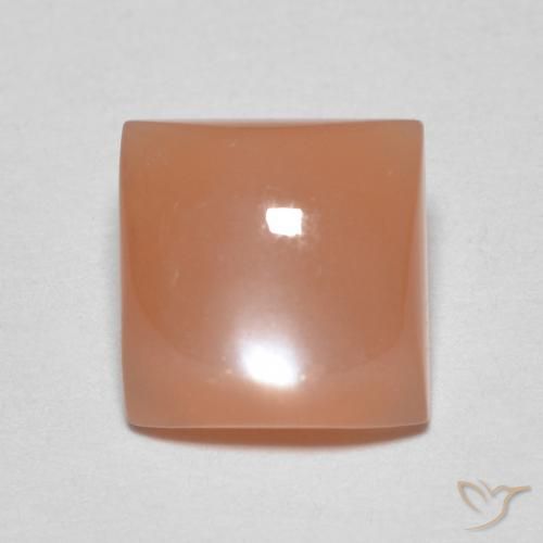 1.82ct Naturale Cantalupo Arancia Pietra di luna, Quadrato, Traslucido