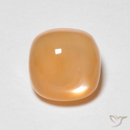 1.74ct Naturale Arancio Medio Pietra di luna, Cuscino, Traslucido