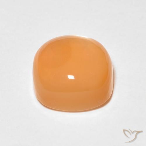 Pietra di luna Arancio Medio naturale da 1.74 ct, Cuscino, Traslucido