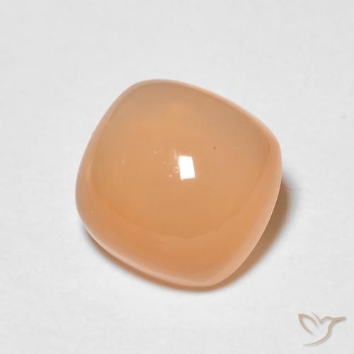 Pietra di luna Medium Light-Orange naturale da 1.56 ct, Cuscino, Traslucido