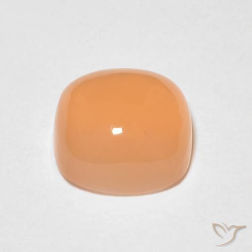 Pietra di luna Medium Light-Orange naturale da 1.56 ct, Cuscino, Traslucido