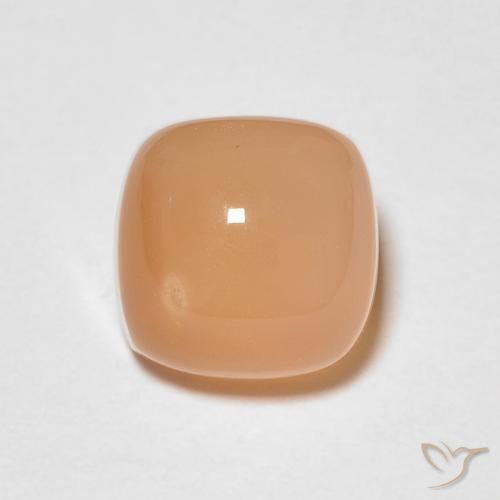 1.66ct Naturale Medium Light-Orange Pietra di luna, Cuscino, Traslucido