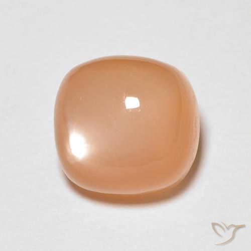 1.97ct Naturale Cantalupo Arancia Pietra di luna, Cuscino, Traslucido