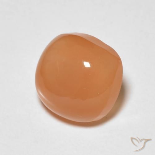 Pietra di luna Arancione rossastra naturale da 1.57 ct, Cuscino, Traslucido