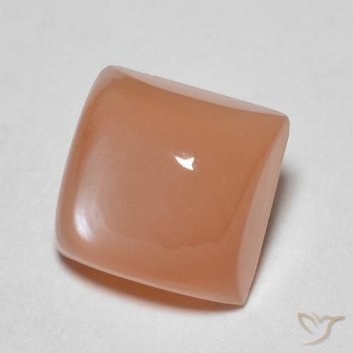 Pietra di luna Arancio Medio naturale da 2.19 ct, Quadrato, Traslucido