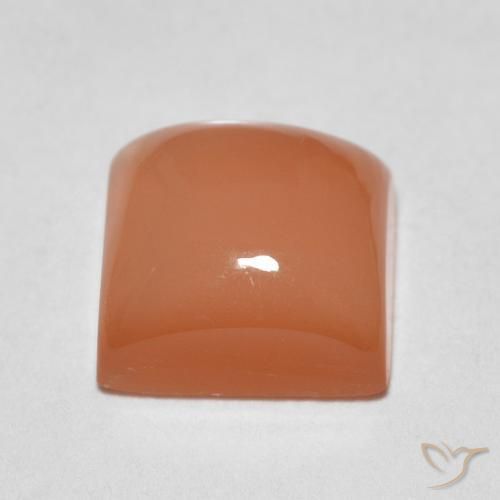 Pietra di luna Arancio Medio naturale da 1.92 ct, Quadrato, Traslucido