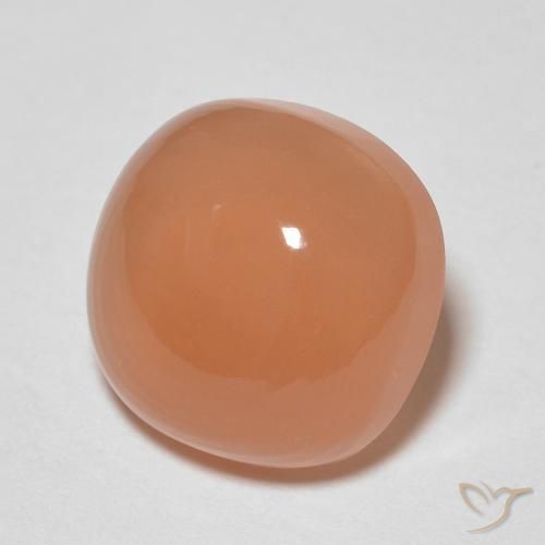 Pietra di luna Pesca naturale da 2.18 ct, Cuscino, Traslucido