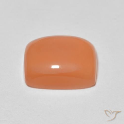 Pietra di luna Arancio Medio naturale da 2.13 ct, Cuscino, Traslucido