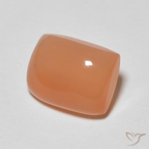 Pietra di luna Arancio Medio naturale da 2.32 ct, Cuscino, Traslucido