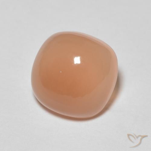 Pietra di luna Pesca naturale da 2.12 ct, Cuscino, Traslucido