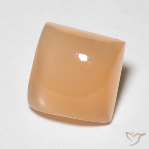 Pietra di luna Medium Light-Orange naturale da 2.20 ct, Quadrato, Traslucido