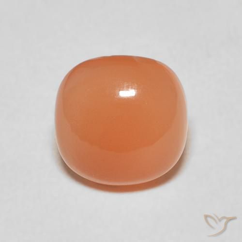 1.84ct Naturale Arancione chiaro Pietra di luna, Cuscino, Traslucido