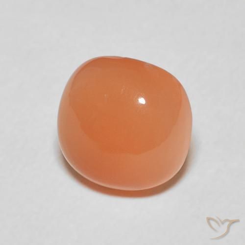 Pietra di luna Arancione chiaro naturale da 1.84 ct, Cuscino, Traslucido