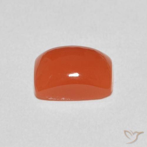 Pietra di luna Arancio Medio naturale da 2.40 ct, Cuscino, Traslucido