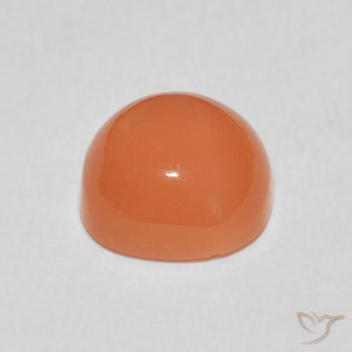 Pietra di luna Arancione chiaro naturale da 2.24 ct, Cuscino, Traslucido