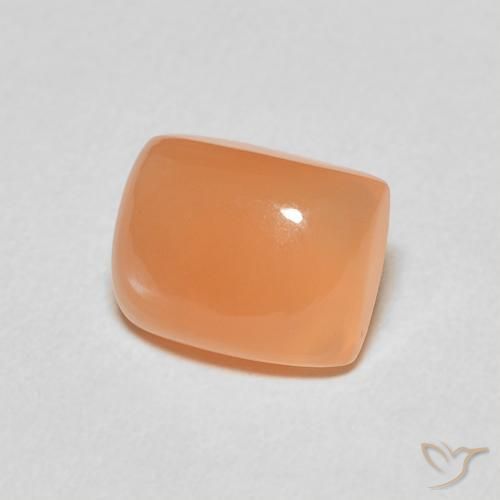 Pietra di luna Arancio Medio naturale da 2.54 ct, Cuscino, Traslucido