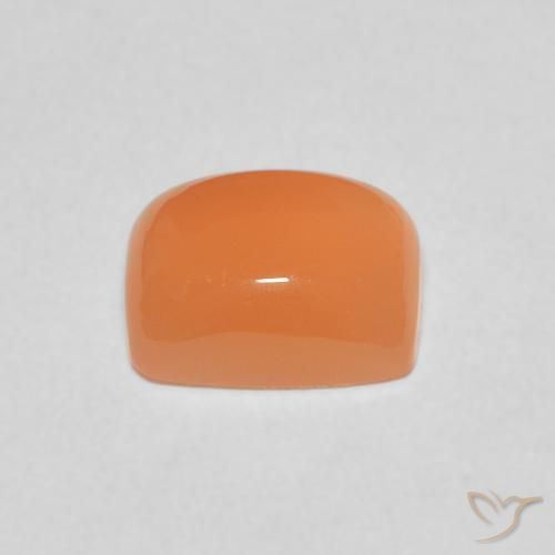Pietra di luna Arancio Medio naturale da 2.54 ct, Cuscino, Traslucido