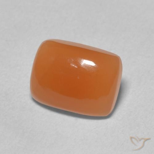 Pietra di luna Arancio Medio naturale da 2.04 ct, Cuscino, Traslucido