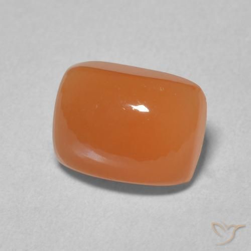 Pietra di luna Arancio Medio naturale da 2.41 ct, Cuscino, Traslucido