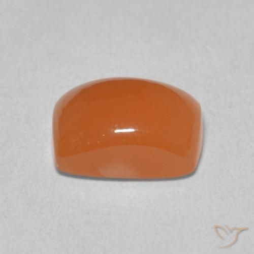 Pietra di luna Arancio Medio naturale da 2.41 ct, Cuscino, Traslucido