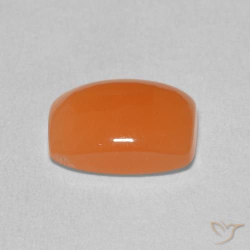 Pietra di luna Arancione rossastra naturale da 1.96 ct, Cuscino, Traslucido