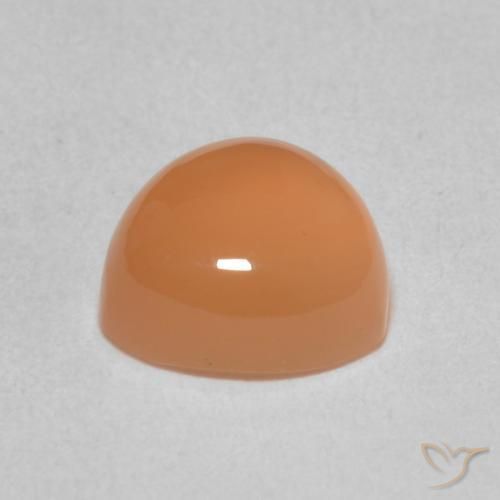 Pietra di luna Pesca naturale da 2.04 ct, Taglio trillion, Traslucido
