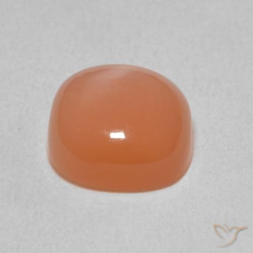 Pietra di luna Arancione chiaro naturale da 2.34 ct, Cuscino, Traslucido