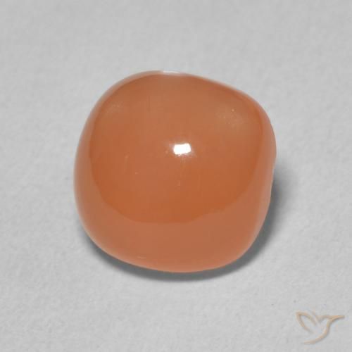Pietra di luna Arancione chiaro naturale da 2.16 ct, Cuscino, Traslucido