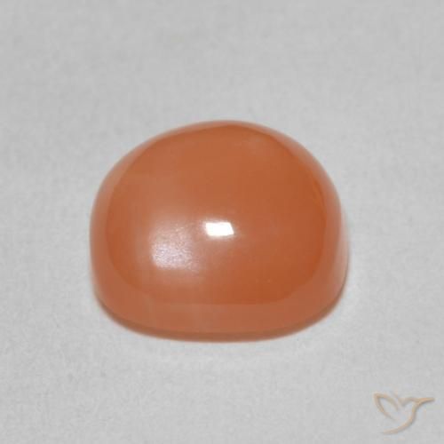 Pietra di luna Arancione chiaro naturale da 2.16 ct, Cuscino, Traslucido