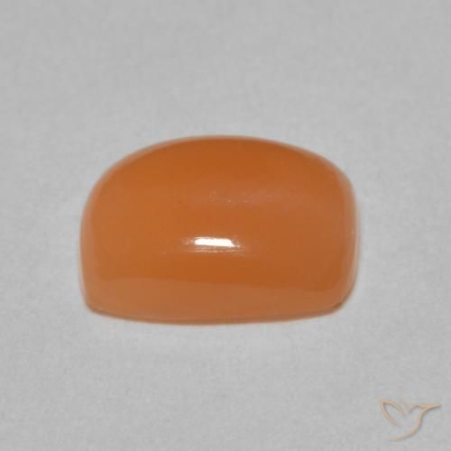 Pietra di luna Arancione chiaro naturale da 2.08 ct, Cuscino, Traslucido