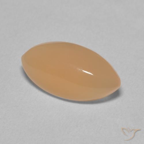 Pietra di luna Medium Light-Orange naturale da 2.72 ct, Taglio marquise, Traslucido